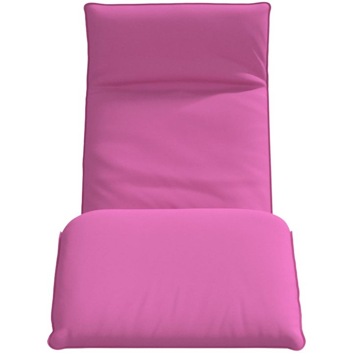 Hopfällbar solstol rosa 175x54x8,5 cm oxfordtyg vidaXL – bild 4