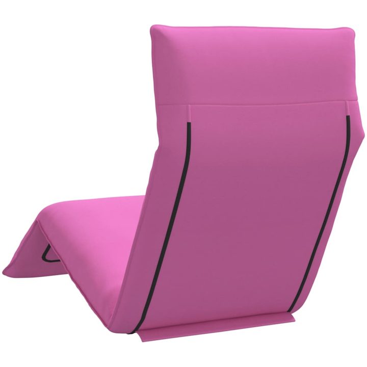 Hopfällbar solstol rosa 175x54x8,5 cm oxfordtyg vidaXL – bild 6