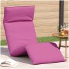 Hopfällbar solstol rosa 175x54x8,5 cm oxfordtyg vidaXL – miniatyr 1