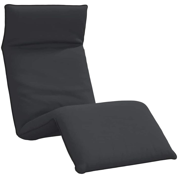 Hopfällbar solstol svart 175x54x8,5 cm oxfordtyg vidaXL – bild 2