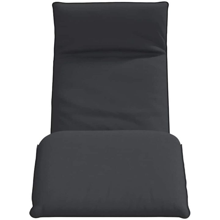 Hopfällbar solstol svart 175x54x8,5 cm oxfordtyg vidaXL – bild 4