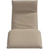 Hopfällbar solstol Taupe 175x54x8,5 cm Oxford tyg vidaXL – miniatyr 4
