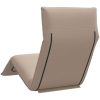 Hopfällbar solstol Taupe 175x54x8,5 cm Oxford tyg vidaXL – miniatyr 6