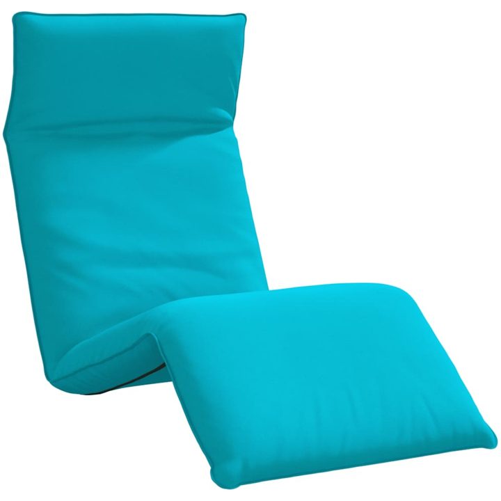 Hopfällbar solstol turkos 175x54x8,5 cm oxfordtyg vidaXL – bild 2