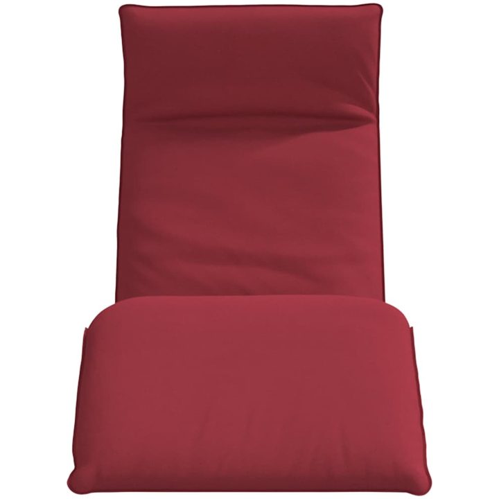 Hopfällbar solstol vinröd 175x54x8,5 cm oxfordtyg vidaXL – bild 4