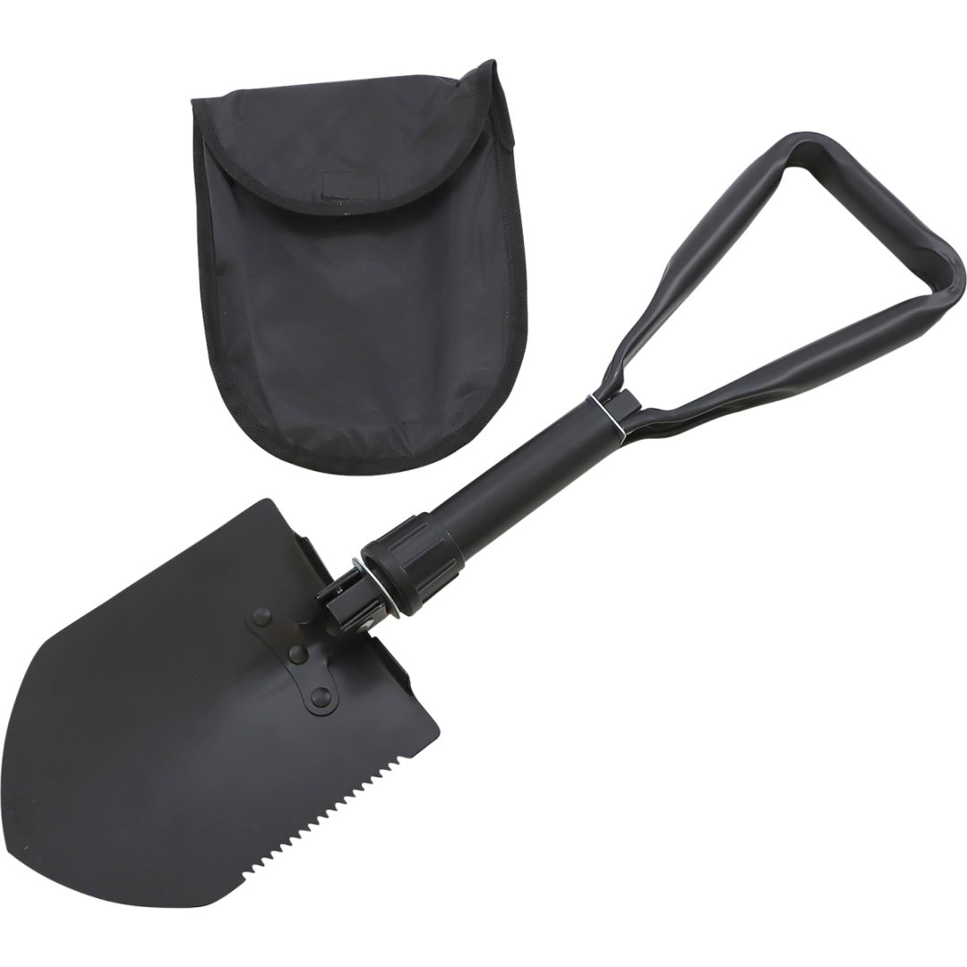 Hopfällbar Spade Svart Carbonstål MOOSE RACING Shovel