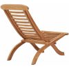 Hopfällbar trädgårdsstol 50x90x69 cm massiv teak vidaXL – miniatyr 4