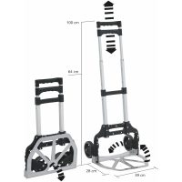 Hopfällbar transportkärra MALMBERGS