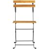 Hopfällbara caféstolar 4 st massivt akaciaträ vidaXL – miniatyr 4