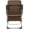 Hopfällbara campingstolar 4 st aluminium brun vidaXL – miniatyr 7