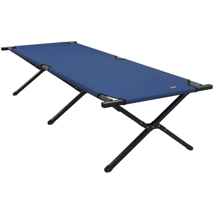 Hopfällbara Solsängar 2 st med Bärväska Blå 600D Oxford Tyg vidaXL 210 x 80 x 46 cm – bild 4