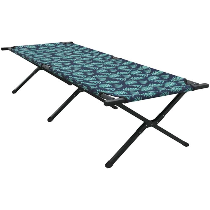 Hopfällbara Solsängar 2 st med Bärväska Lövmönster 600D Oxford Tyg vidaXL 210 x 80 x 46 cm – bild 8