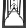 Hopfällbara trädgårdsbänkar 2 st 180 cm HDPE svart vidaXL – miniatyr 7