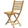 Hopfällbara trädgårdsstolar 2 st 43x54x88 cm bambu vidaXL – miniatyr 7