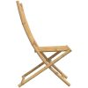 Hopfällbara trädgårdsstolar 2 st 46x66x99 cm bambu vidaXL – miniatyr 6