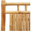 Hopfällbara trädgårdsstolar 2 st 46x66x99 cm bambu vidaXL – miniatyr 9