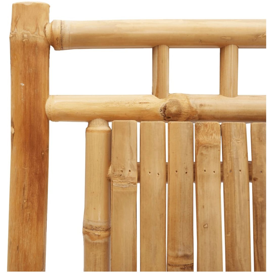 Hopfällbara trädgårdsstolar 2 st 46x66x99 cm bambu vidaXL – bild 9