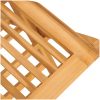 Hopfällbara trädgårdsstolar 2 st 47x62x90 cm massiv teak vidaXL – miniatyr 7