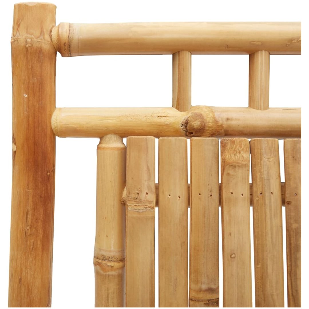 Hopfällbara trädgårdsstolar 2 st 53x66x99 cm bambu vidaXL – bild 9