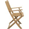 Hopfällbara trädgårdsstolar 2 st 58x54,5x90 cm massiv akacia vidaXL – miniatyr 6