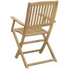 Hopfällbara trädgårdsstolar 2 st 58x54,5x90 cm massiv akacia vidaXL – miniatyr 7
