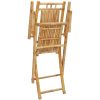 Hopfällbara trädgårdsstolar 4 st 53x66x99 cm bambu vidaXL – miniatyr 8
