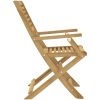Hopfällbara trädgårdsstolar 4 st 54,5x61,5x86,5cm massiv akacia vidaXL – miniatyr 6