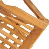 Hopfällbara trädgårdsstolar 4 st 55x62x90 cm massiv teak vidaXL – miniatyr 4