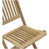 Hopfällbara trädgårdsstolar 4 st 57x49x90 cm massivt akaciaträ vidaXL – miniatyr 9