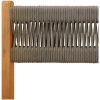 Hopfällbara trädgårdsstolar 4 st grå massivt akaciaträ vidaXL – miniatyr 9