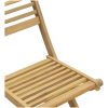 Hopfällbara trädgårdsstolar 6 st 48,5x61,5x87 cm massiv akacia vidaXL – miniatyr 6