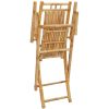 Hopfällbara trädgårdsstolar 6 st 53x66x99 cm bambu vidaXL – miniatyr 8