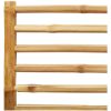 Hopfällbara trädgårdsstolar 8 st 43x54x88 cm bambu vidaXL – miniatyr 9