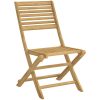 Hopfällbara trädgårdsstolar 8 st 48,5x61,5x87 cm massiv akacia vidaXL – miniatyr 4