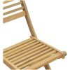Hopfällbara trädgårdsstolar 8 st 48,5x61,5x87 cm massiv akacia vidaXL – miniatyr 6