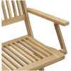 Hopfällbara trädgårdsstolar 8 st 54,5x58x90cm massivt akaciaträ vidaXL – miniatyr 6