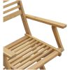 Hopfällbara trädgårdsstolar 8 st 54,5x61,5x86,5cm massiv akacia vidaXL – miniatyr 6