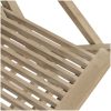 Hopfällbara trädgårdsstolar 8 st grå 56x61x89 cm massiv teak vidaXL – miniatyr 4