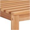Hopfällbara trädgårdsstolar 8 st med dynor massiv teak vidaXL – miniatyr 7