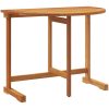 Hopfällbart balkongbord 90x60x72 cm massivt akaciaträ vidaXL – miniatyr 2