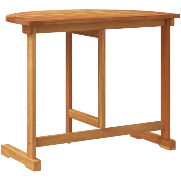 Hopfällbart balkongbord 90x60x72 cm massivt akaciaträ vidaXL – bild 6
