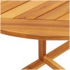 Hopfällbart balkongbord 90x60x72 cm massivt akaciaträ vidaXL – miniatyr 9