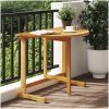 Hopfällbart balkongbord 90x60x72 cm massivt akaciaträ vidaXL – miniatyr 1