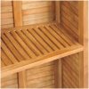 Hopfällbart barbord 155x53x105 cm massivt teakträ vidaXL – miniatyr 10