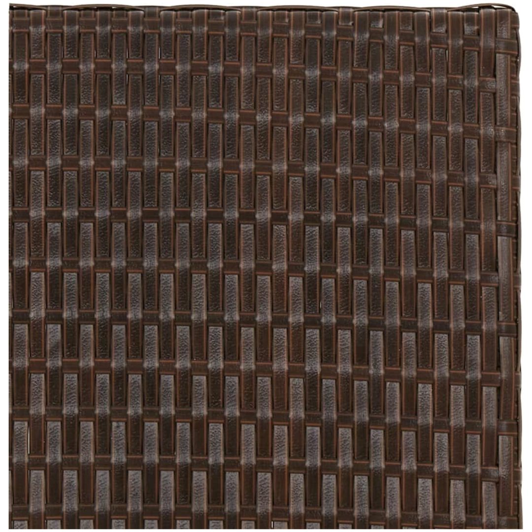 Hopfällbart bord brun 45x35x32 cm konstrotting vidaXL – bild 6