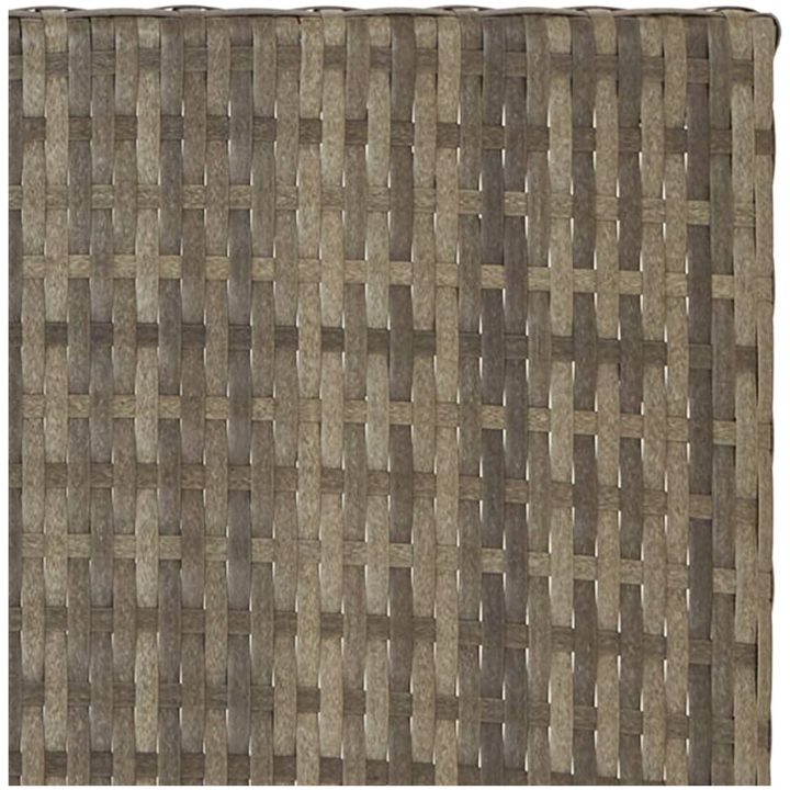 Hopfällbart bord grå 45x35x32 cm konstrotting vidaXL – bild 6