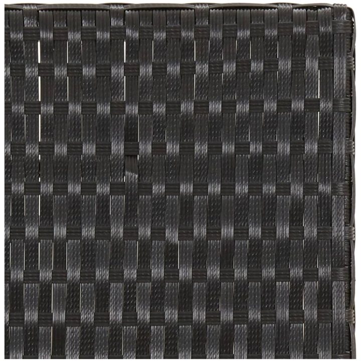 Hopfällbart bord svart 45x35x32 cm konstrotting vidaXL – bild 6