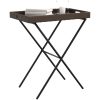 Hopfällbart brickbord brun 65x40x75 cm konstrotting vidaXL – miniatyr 4