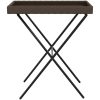 Hopfällbart brickbord brun 65x40x75 cm konstrotting vidaXL – miniatyr 5