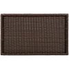 Hopfällbart brickbord brun 65x40x75 cm konstrotting vidaXL – miniatyr 8